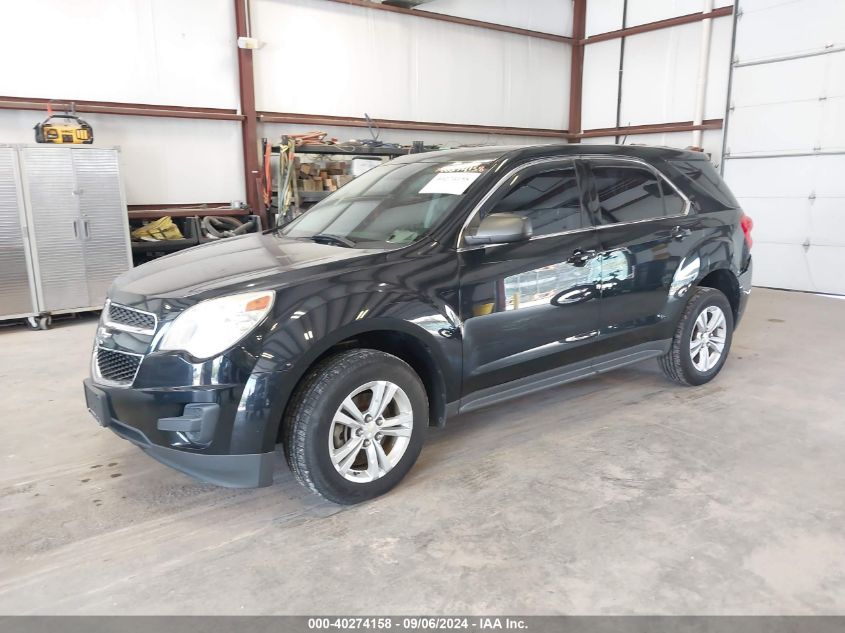 VIN 2GNFLCEK0D6358748 2013 Chevrolet Equinox, LS no.2