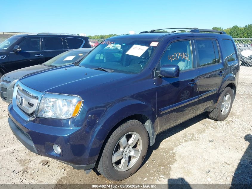 2010 Honda Pilot Ex-L VIN: 5FNYF4H54AB030114 Lot: 40274162