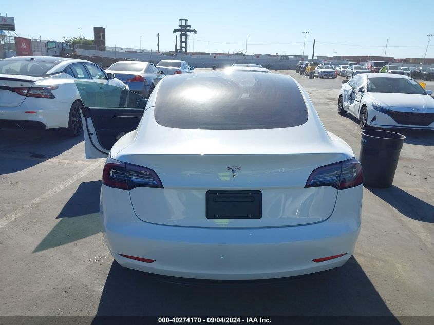 2023 Tesla Model 3 Rear-Wheel Drive VIN: 5YJ3E1EA6PF432058 Lot: 40274170