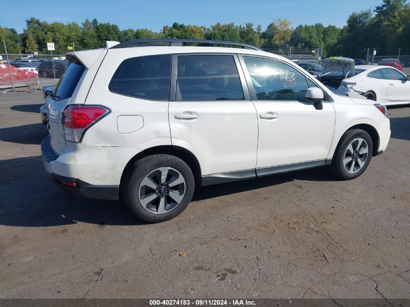 2018 Subaru Forester 2.5I Premium VIN: JF2SJAEC7JH583461 Lot: 40274183