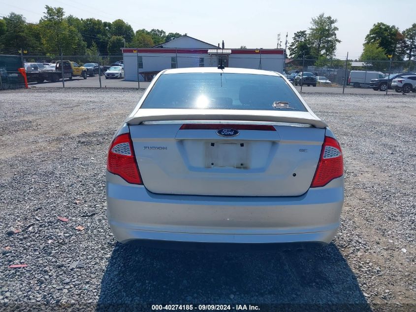 2012 Ford Fusion Se VIN: 3FAHP0HA6CR374814 Lot: 40274185