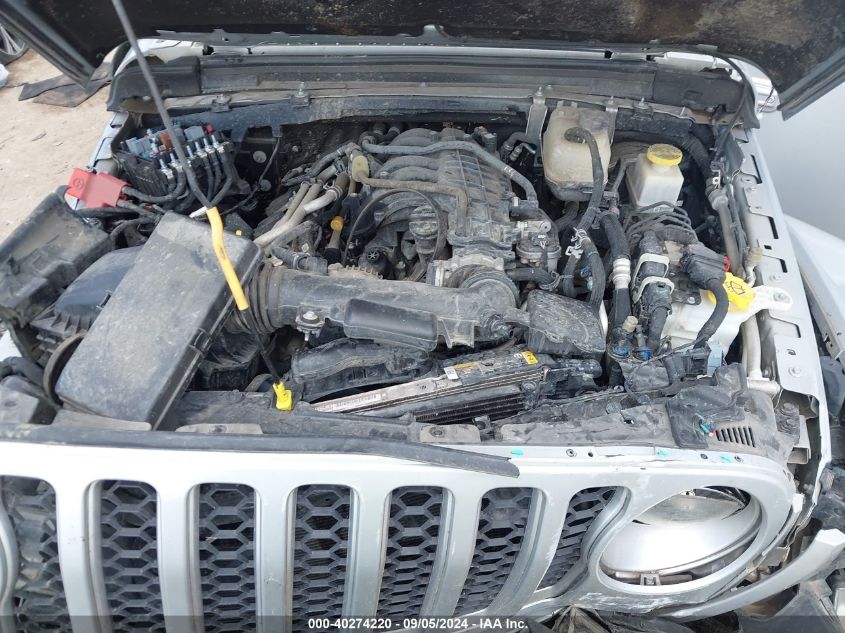 2022 Jeep Gladiator Overland VIN: 1C6HJTFG7NL123149 Lot: 40274220