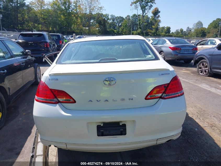 2007 Toyota Avalon Limited VIN: 4T1BK36B57U197114 Lot: 40274274