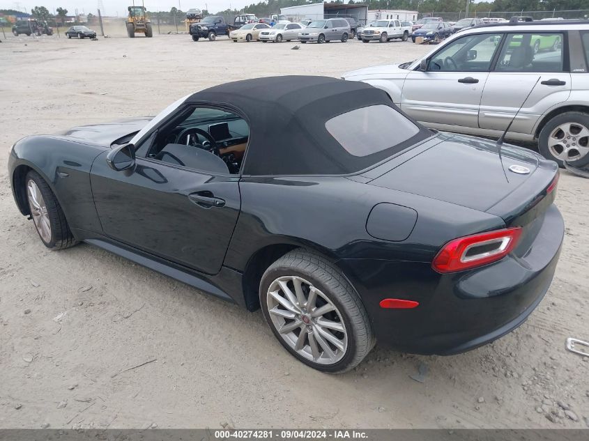 2017 Fiat 124 Spider Lusso VIN: JC1NFAEK1H0106700 Lot: 40274281