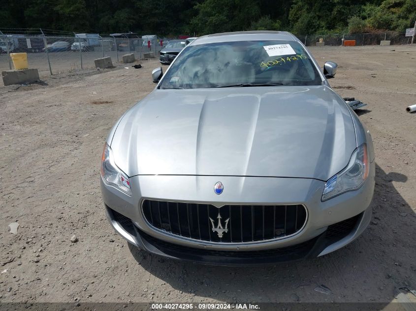 2014 Maserati Quattroporte S Q4 VIN: ZAM56RRA8E1081069 Lot: 40274295