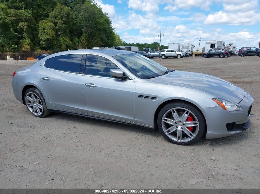 2014 Maserati Quattroporte S Q4 VIN: ZAM56RRA8E1081069 Lot: 40274295