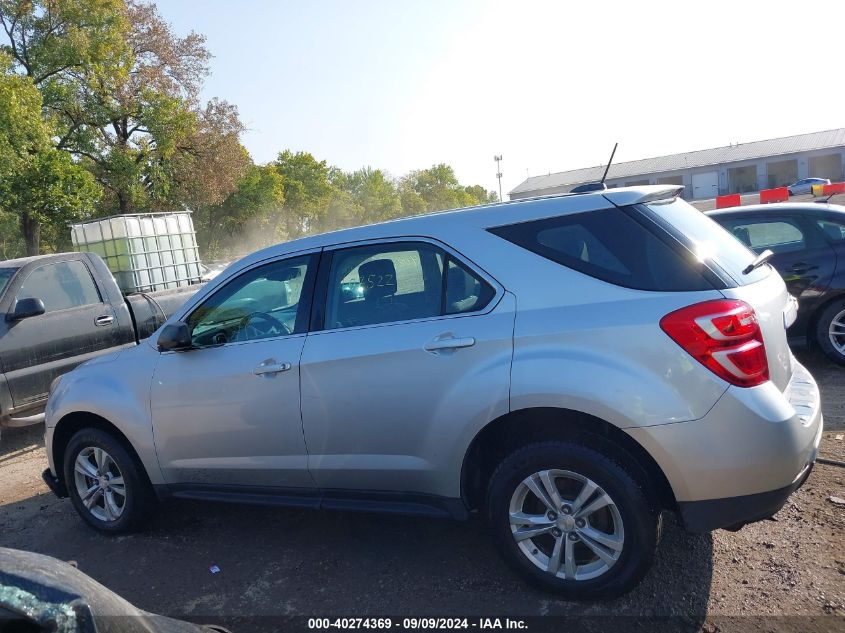 2016 Chevrolet Equinox Ls VIN: 2GNALBEK8G1153104 Lot: 40274369