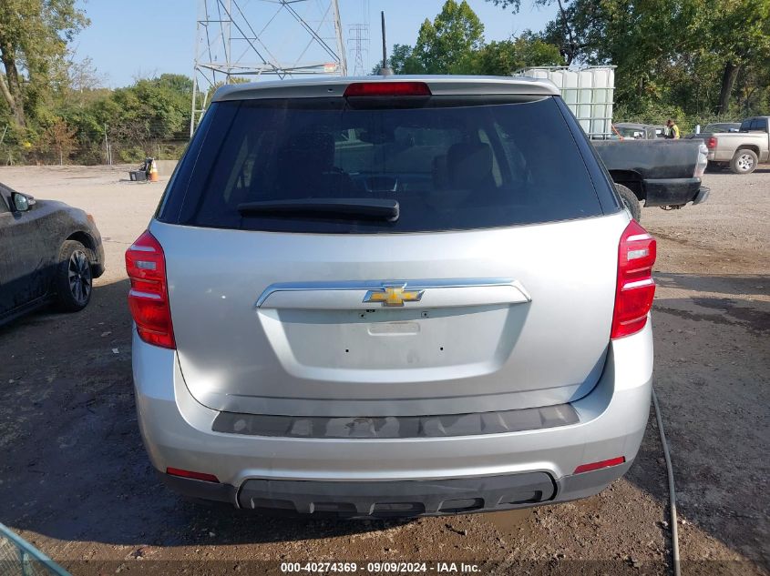 2016 Chevrolet Equinox Ls VIN: 2GNALBEK8G1153104 Lot: 40274369