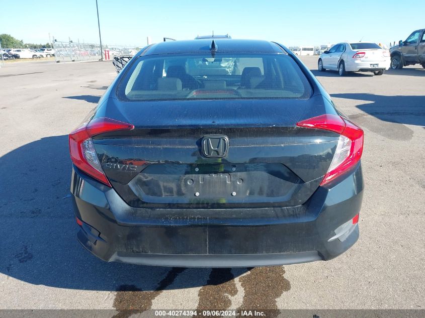 2018 Honda Civic Ex VIN: 19XFC2F76JE039444 Lot: 40274394