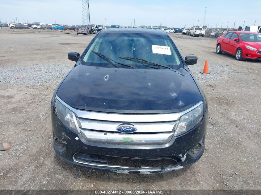 2012 Ford Fusion Sel VIN: 3FAHP0JA4CR170295 Lot: 40274412