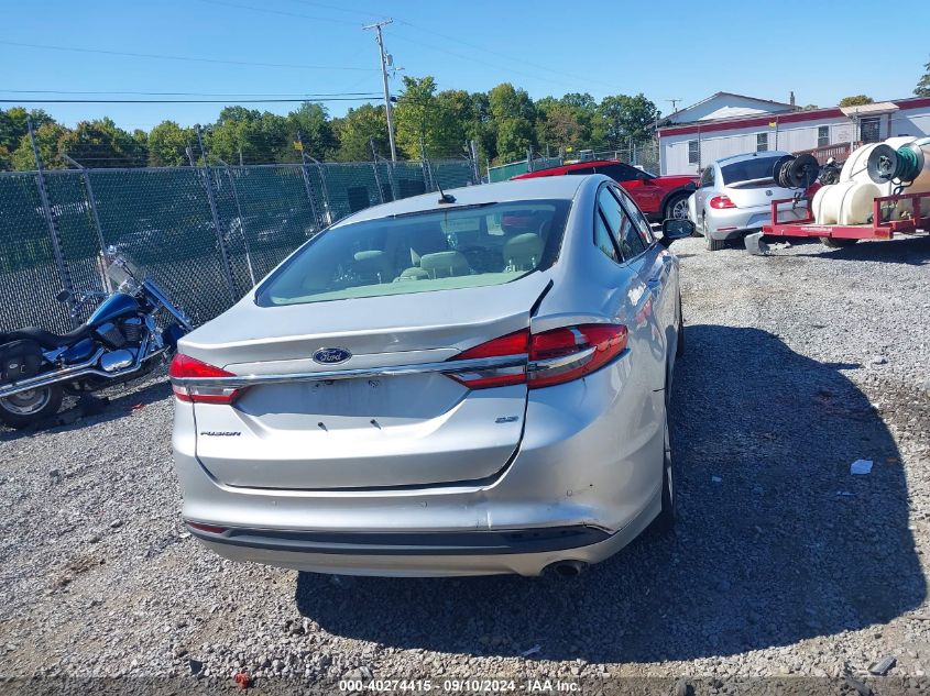 2018 Ford Fusion Se VIN: 3FA6P0H73JR253697 Lot: 40274415