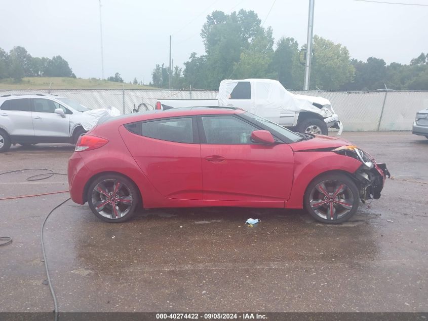 2016 Hyundai Veloster VIN: KMHTC6AD1GU272466 Lot: 40274422