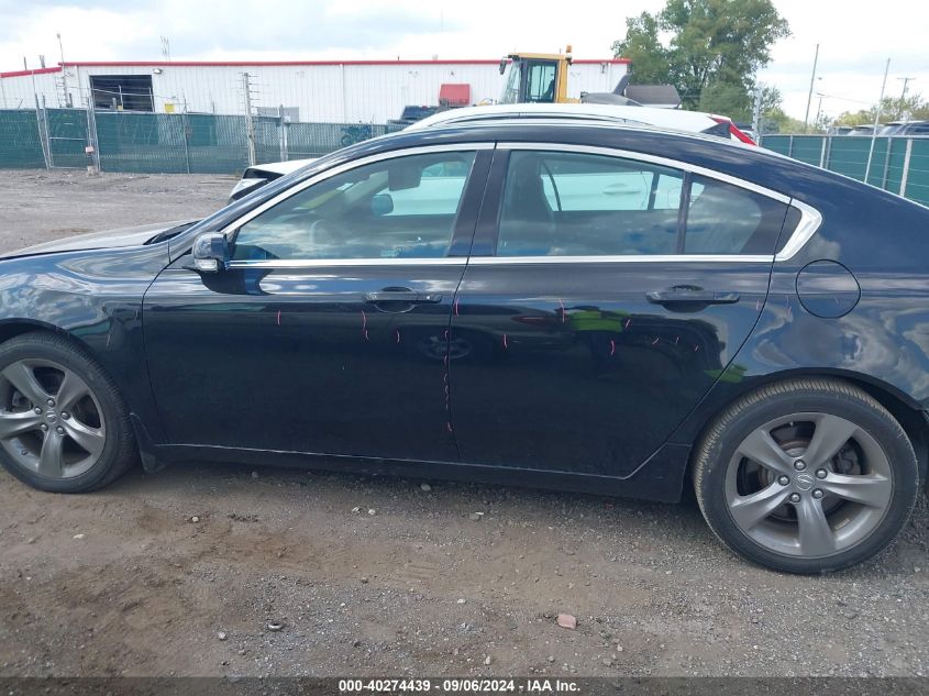 2014 Acura Tl 3.7 VIN: 19UUA9E50EA000073 Lot: 40274439