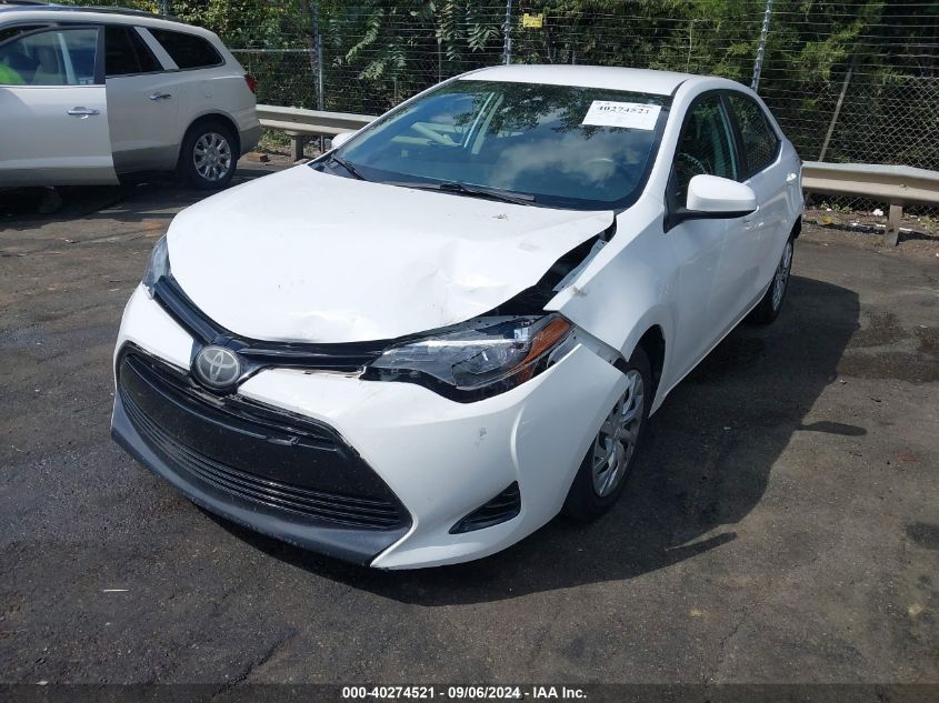 2017 Toyota Corolla Le VIN: 2T1BURHE4HC927909 Lot: 40274521