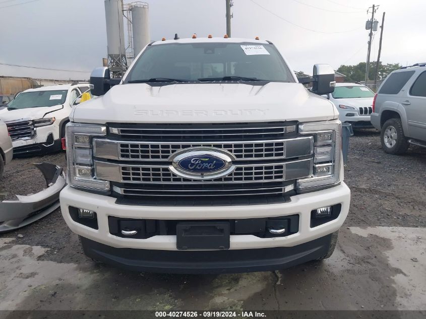 2019 Ford F-350 Platinum VIN: 1FT8W3BT1KEF87714 Lot: 40274526