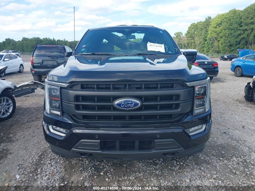 2021 Ford F-150 Lariat VIN: 1FTFW1E86MFC39875 Lot: 40274550