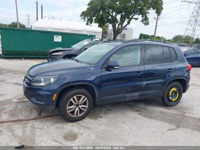 2015 VOLKSWAGEN TIGUAN S/SE/SEL/R-LINE - WVGAV7AX6FW612036