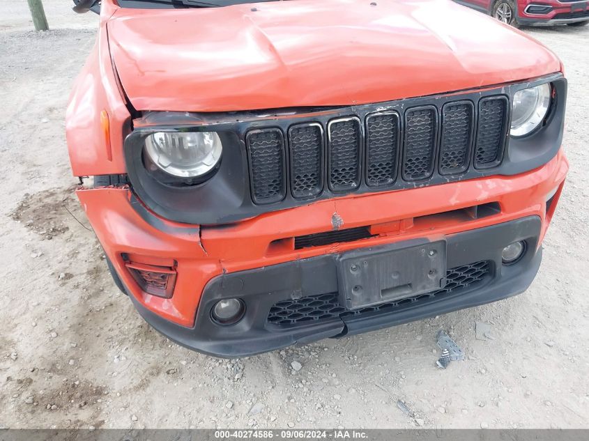 2020 Jeep Renegade Altitude Fwd VIN: ZACNJABB4LPL88031 Lot: 40274586