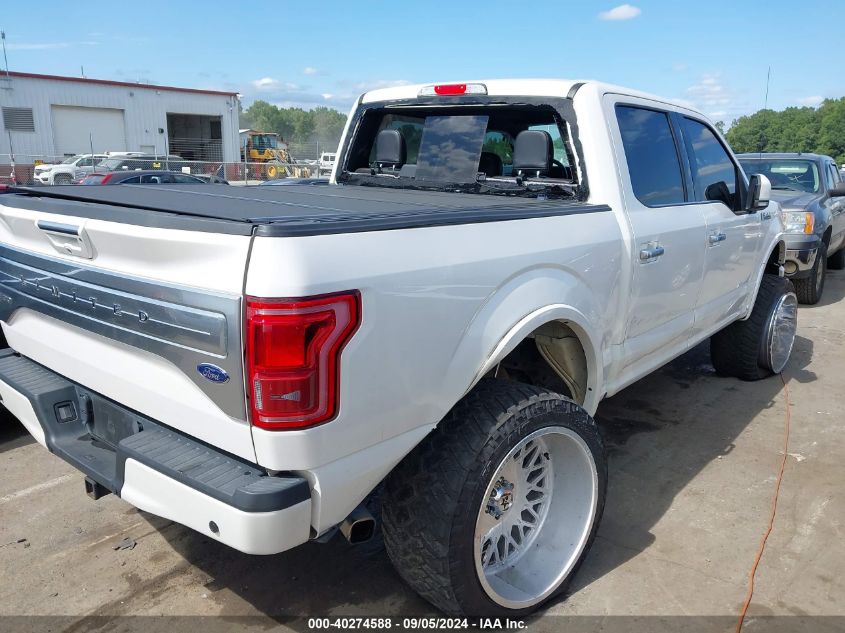 2017 Ford F-150 Limited VIN: 1FTEW1EGXHFA92727 Lot: 40274588