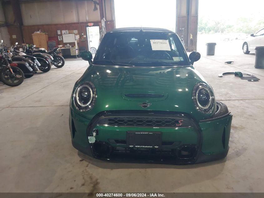 2022 Mini Convertible Cooper S VIN: WMW43DL0XN3N50708 Lot: 40274600