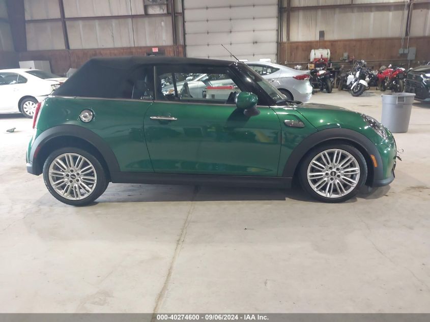 2022 Mini Convertible Cooper S VIN: WMW43DL0XN3N50708 Lot: 40274600