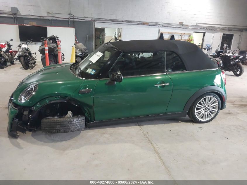 2022 Mini Convertible Cooper S VIN: WMW43DL0XN3N50708 Lot: 40274600