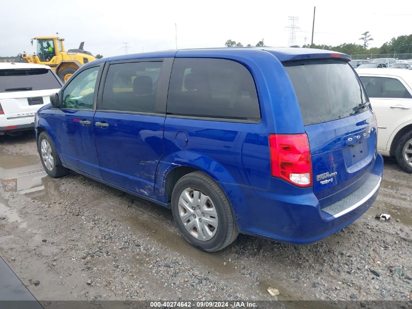 2019 Dodge Grand Caravan Se VIN: 2C4RDGBG0KR713942 Lot: 40274642