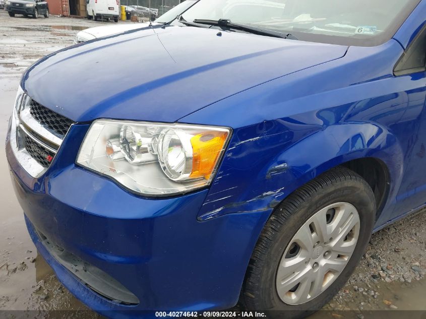 2019 Dodge Grand Caravan Se VIN: 2C4RDGBG0KR713942 Lot: 40274642