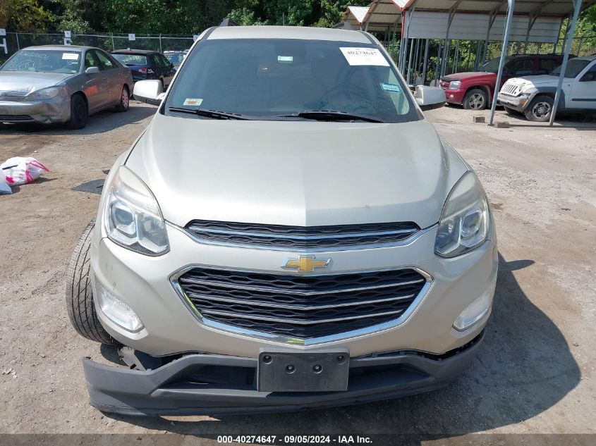 2016 Chevrolet Equinox Lt VIN: 2GNALCEK5G1123788 Lot: 40274647