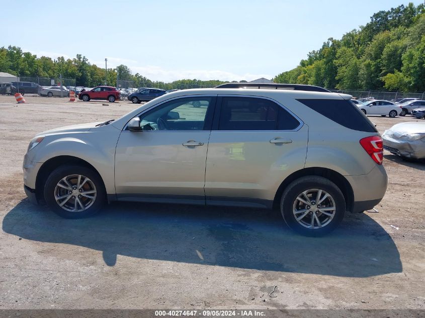 2016 Chevrolet Equinox Lt VIN: 2GNALCEK5G1123788 Lot: 40274647