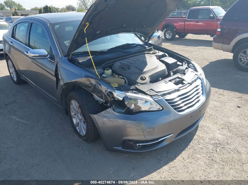 2013 Chrysler 200 Limited VIN: 1C3CCBCG0DN627769 Lot: 40274674