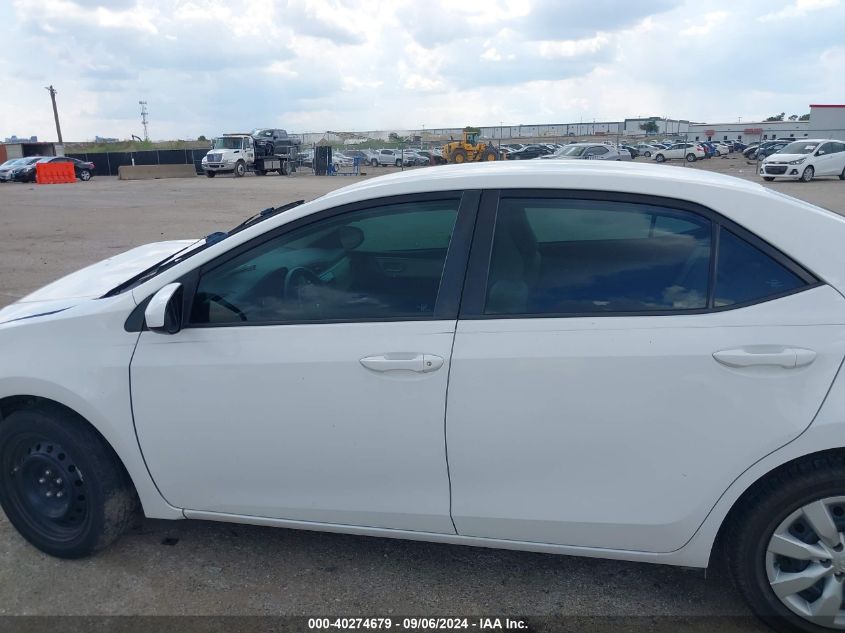 2016 Toyota Corolla Le VIN: 5YFBURHE3GP423866 Lot: 40274679