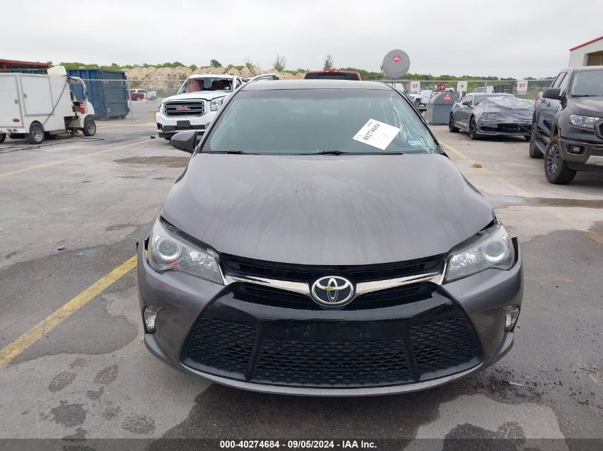 2015 Toyota Camry Se VIN: 4T1BF1FKXFU066140 Lot: 40274684