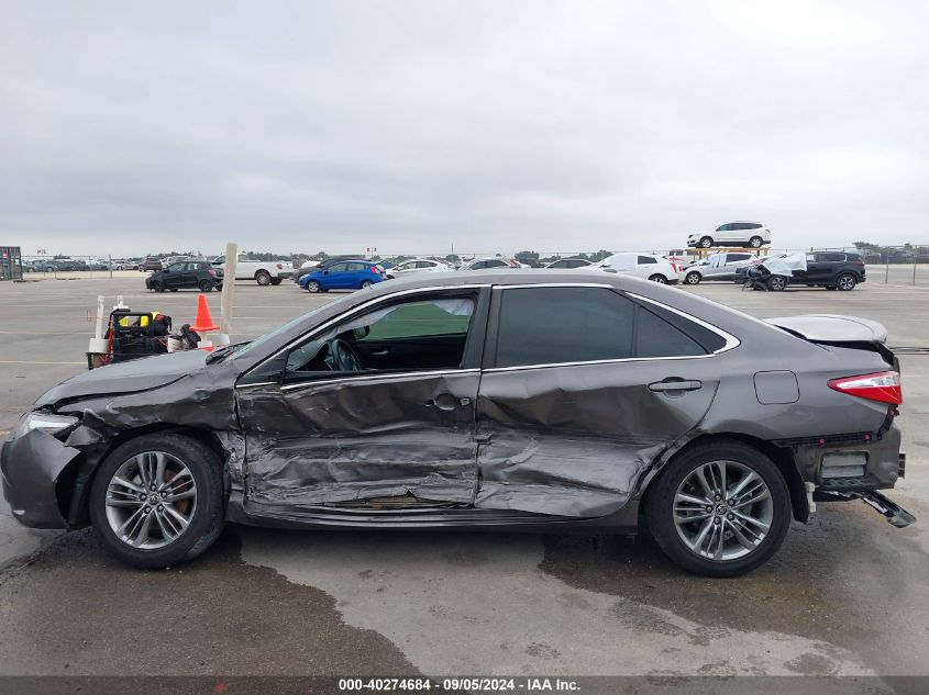 2015 Toyota Camry Se VIN: 4T1BF1FKXFU066140 Lot: 40274684