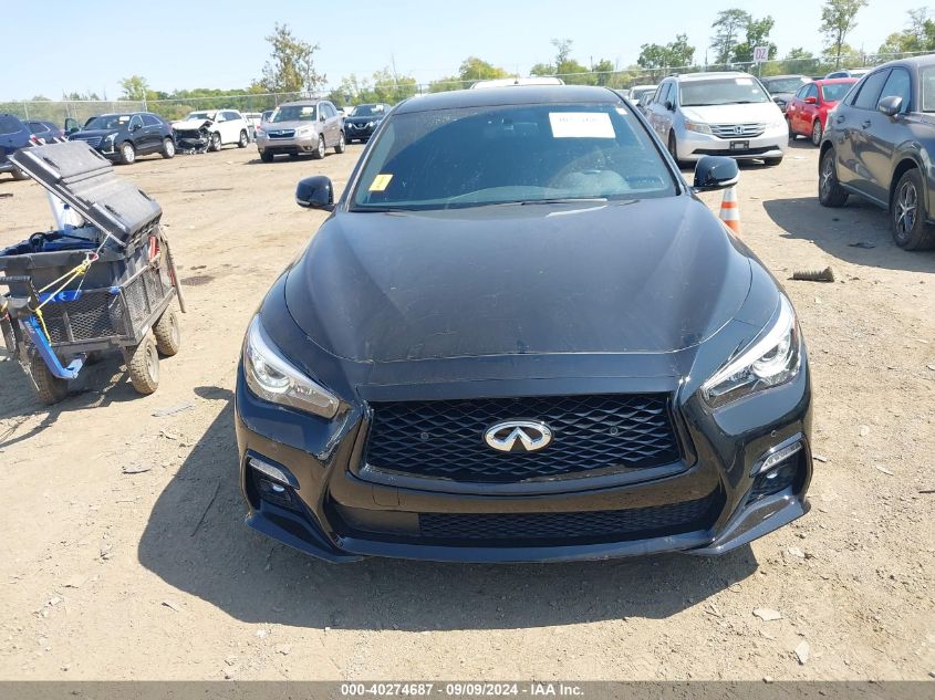 2023 Infiniti Q50 Sensory Awd VIN: JN1EV7CR7PM542003 Lot: 40274687