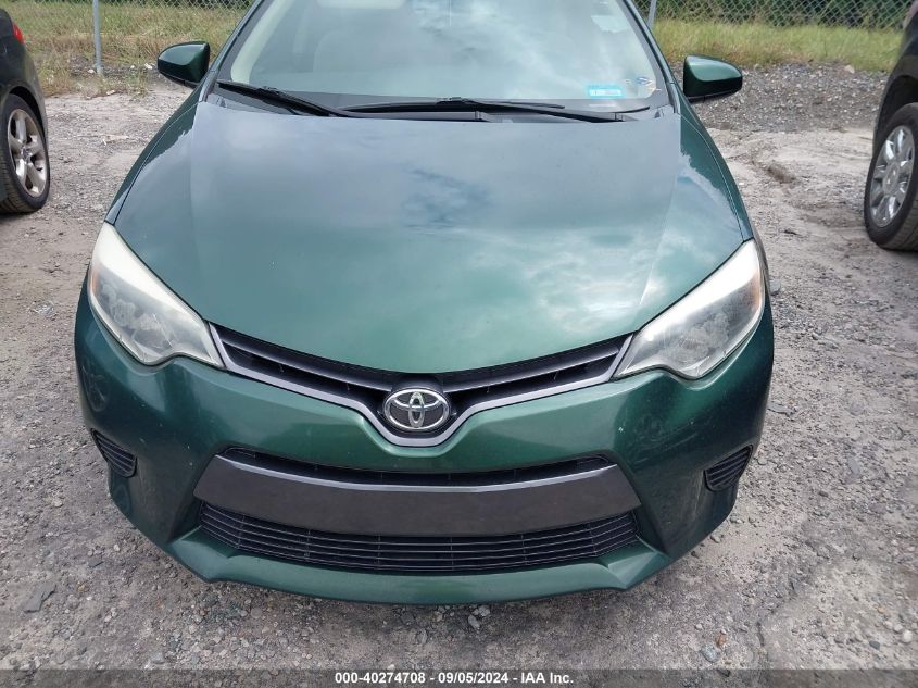 VIN 2T1BURHE4FC462822 2015 Toyota Corolla, LE no.6