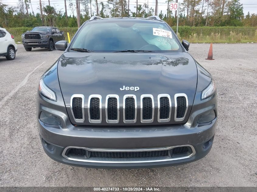 2016 Jeep Cherokee Limited VIN: 1C4PJMDS4GW102777 Lot: 40274733