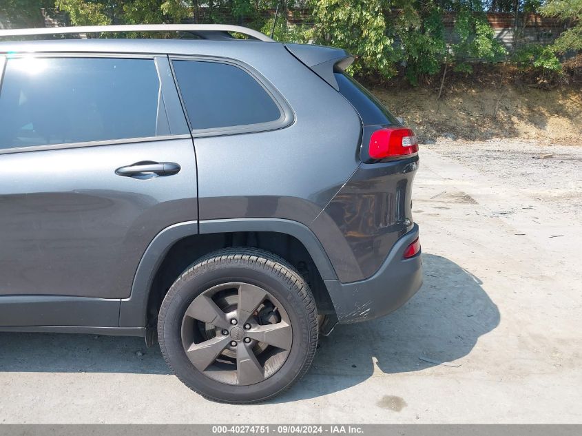 2016 Jeep Cherokee 75Th Anniversary VIN: 1C4PJMCBXGW254340 Lot: 40274751