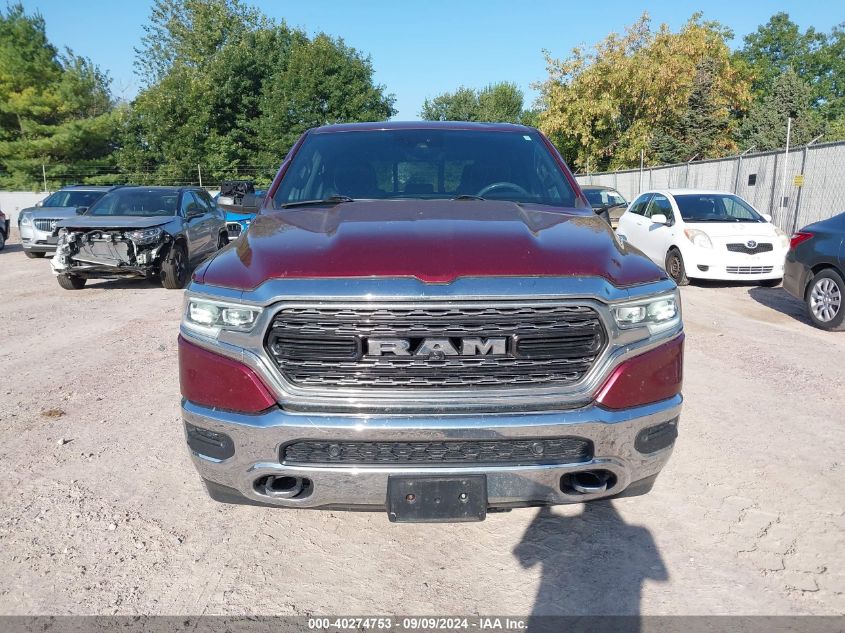 1C6SRFPT1KN647344 2019 Ram 1500 Limited 4X4 6'4 Box