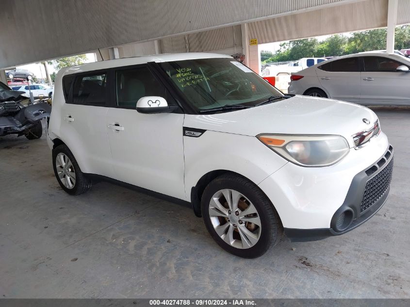 2015 Kia Soul + VIN: KNDJP3A56F7207925 Lot: 40274788