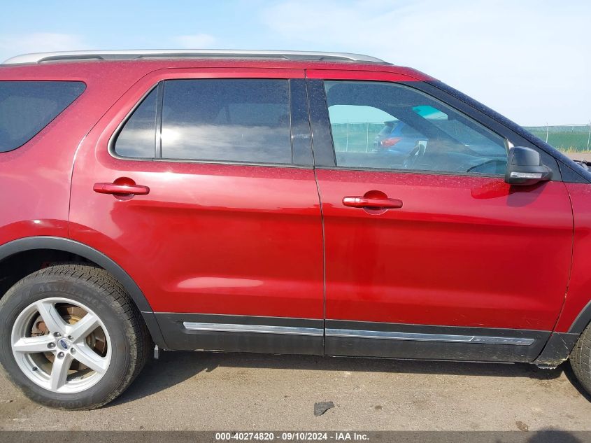 2016 Ford Explorer Xlt VIN: 1FM5K8D84GGD23611 Lot: 40274820