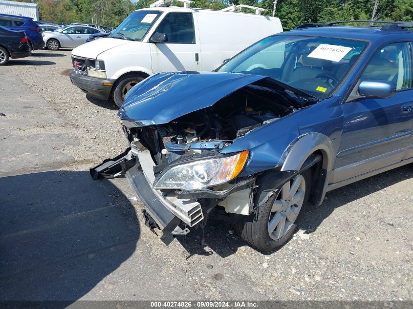 2008 Subaru Outback 2.5I Limited/2.5I Limited L.l. Bean Edition VIN: 4S4BP62C987325470 Lot: 40274826