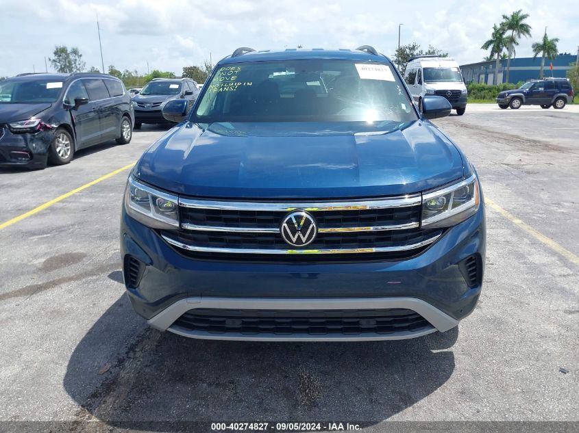 2021 Volkswagen Atlas Se VIN: 1V2HR2CA4MC576265 Lot: 40274827