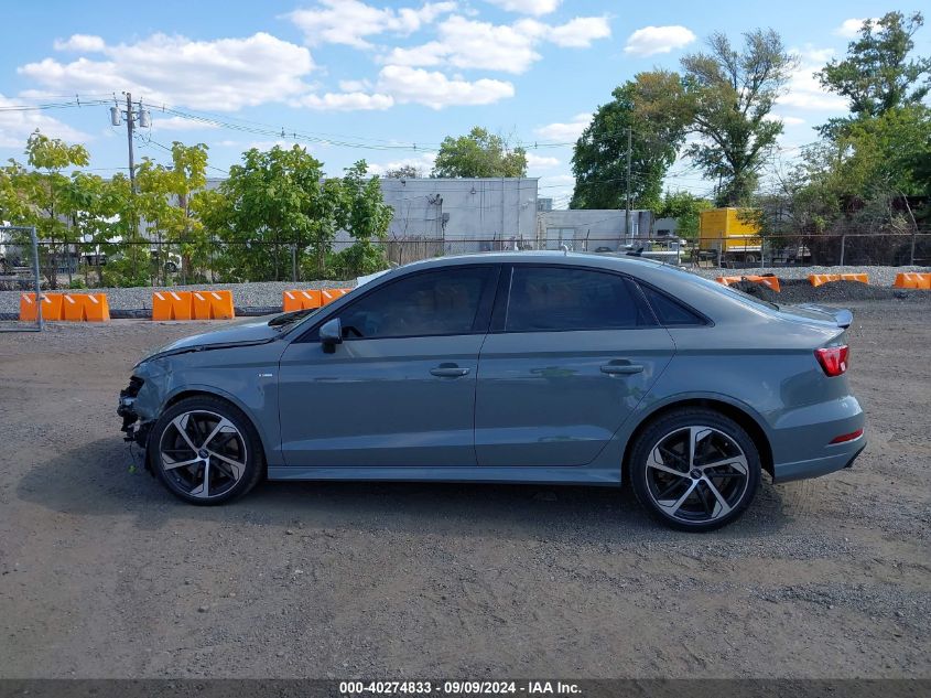 2020 Audi A3 Premium 45 Tfsi S Line Quattro S Tronic VIN: WAUBEGFF5LA104283 Lot: 40274833