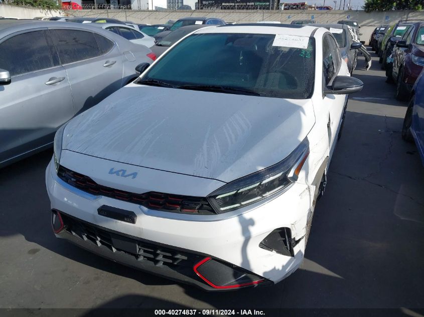 2022 Kia Forte Gt VIN: 3KPF44AC7NE434946 Lot: 40274837