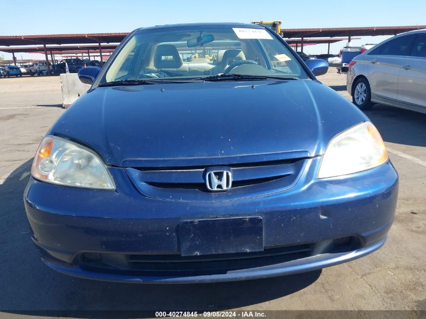 2003 Honda Civic Ex VIN: 1HGEM21933L071149 Lot: 40274845