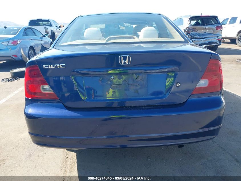 2003 Honda Civic Ex VIN: 1HGEM21933L071149 Lot: 40274845