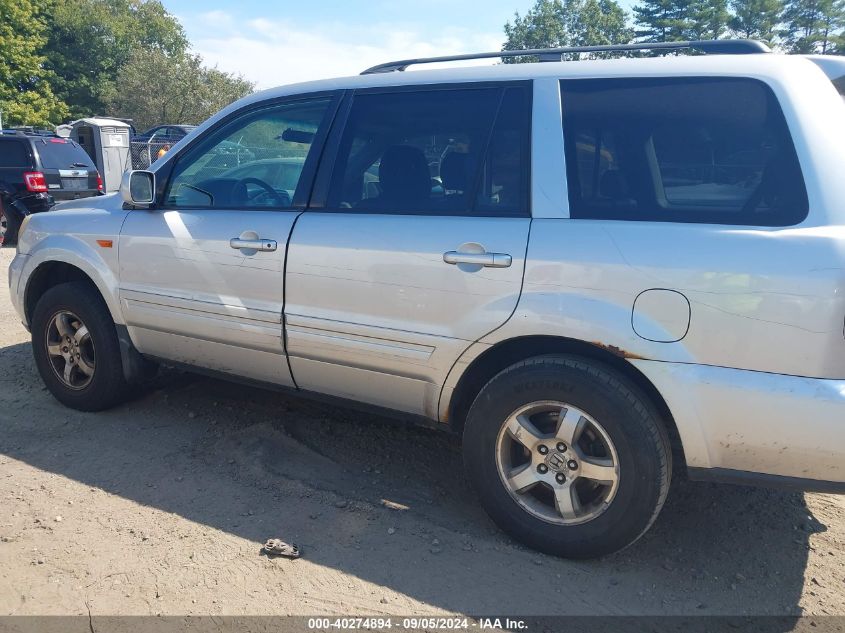 2006 Honda Pilot Ex-L VIN: 5FNYF18746B029469 Lot: 40274894