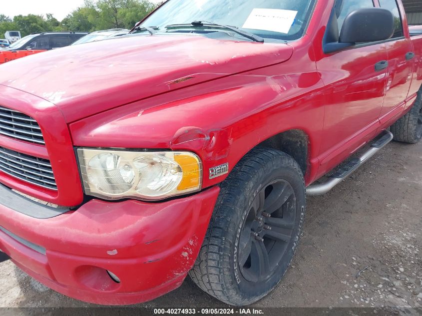 2005 Dodge Ram 1500 Slt/Laramie VIN: 1D7HA18D95S323249 Lot: 40274933