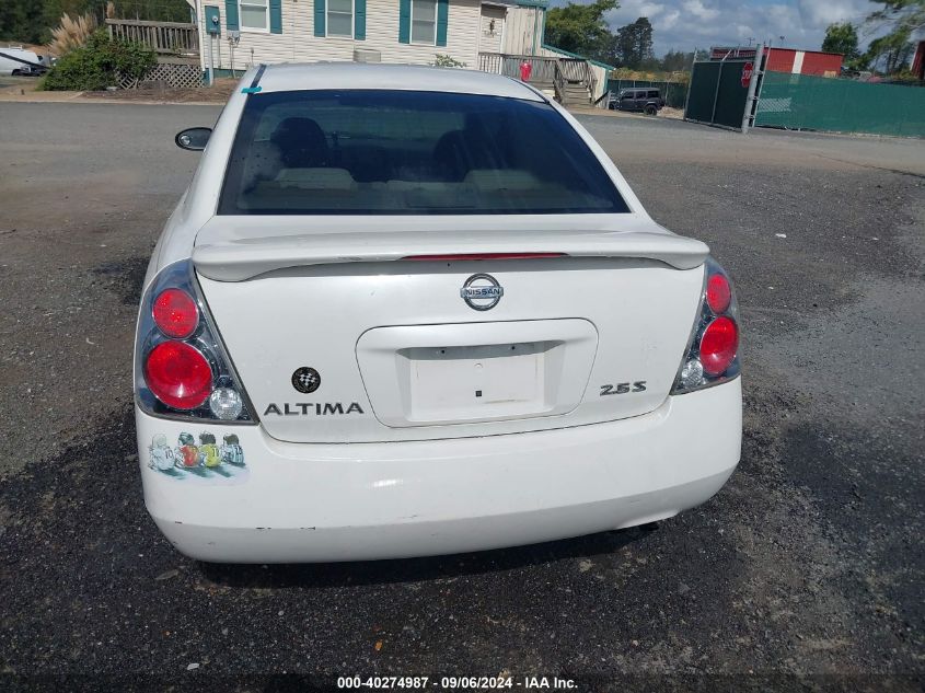 2006 Nissan Altima 2.5 S VIN: 1N4AL11DX6C241158 Lot: 40274987